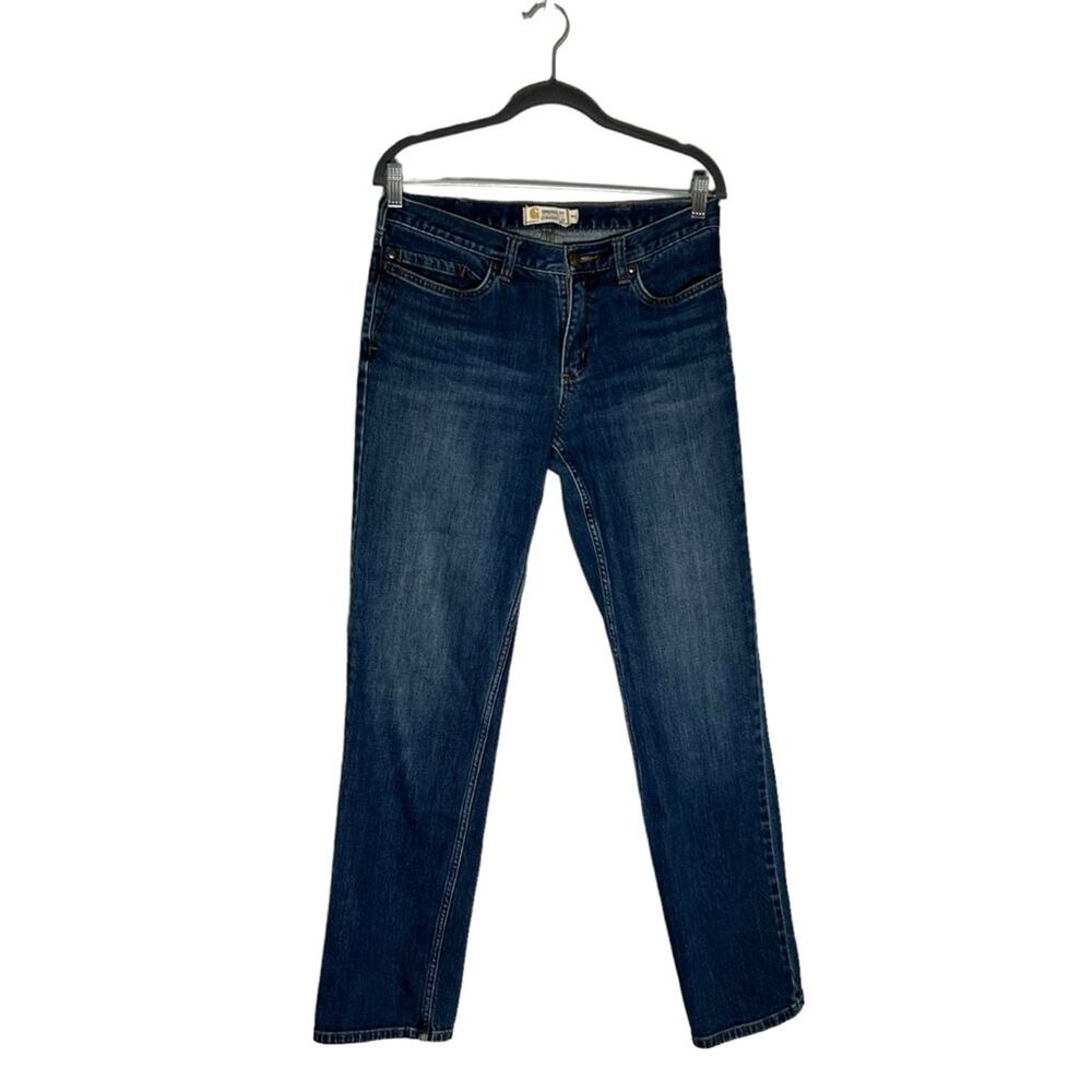 Carhartt Original Fit Straight Leg Denim Blue Jeans Size 8 Tall